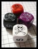 Dice : Dice - 6D - Koplow Skull and Crossbones Gen Con Aug 2009